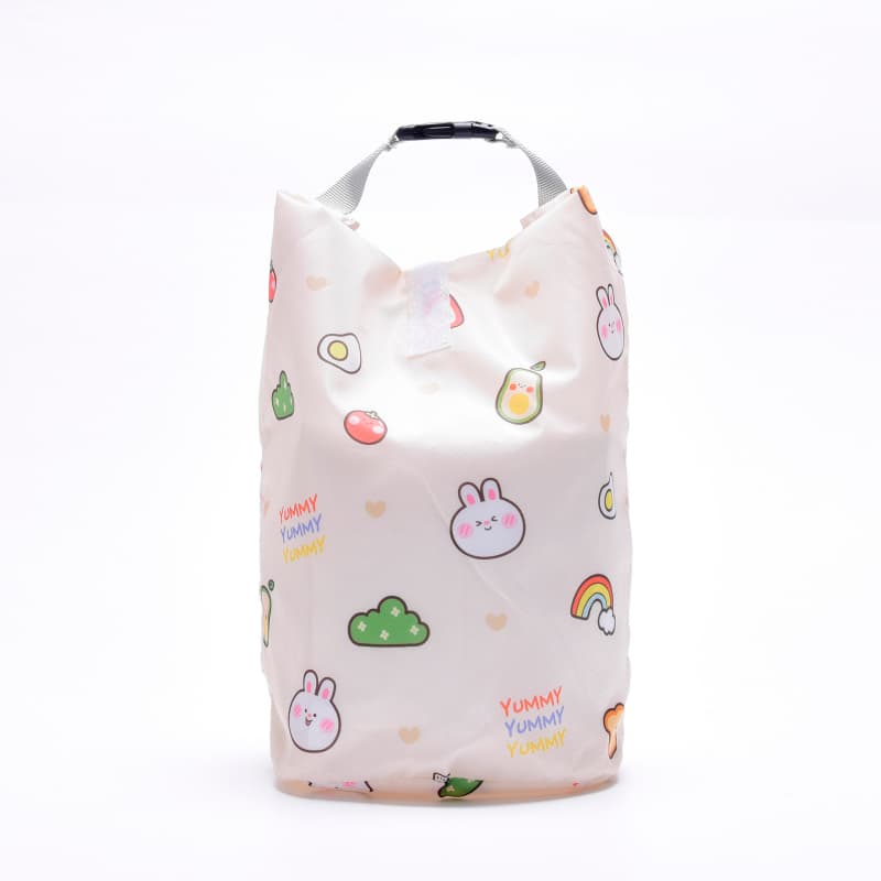 OEM ODM Eco-Friendly Portable cooler bag PEVA Lining Durable Water Resistant Polyester Gym Fabric Customizable Insulated 2 Lunch Bag