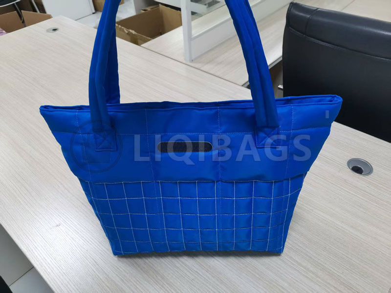 Successful Case -  Women Puffer Padded Quilted Tote Bag