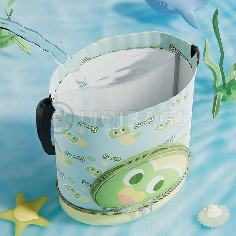 Water-resistant interior of kids swim bag