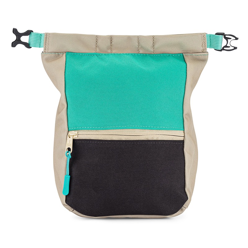 Custom Bouldering Chalk Bucket with Magnetic Zipper Pockets