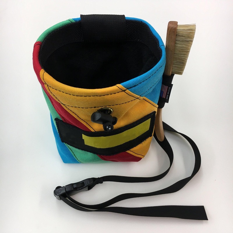 Custom Polyester Gym Climbing Chalk Waist Bag front view
