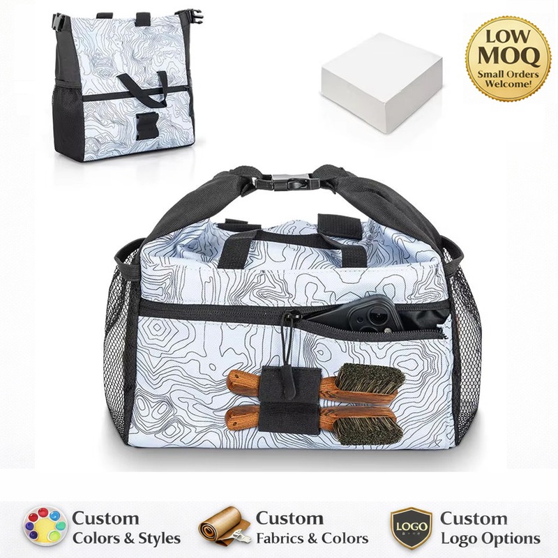 Custom Magnetic Rock Climbing Chalk Bag front view