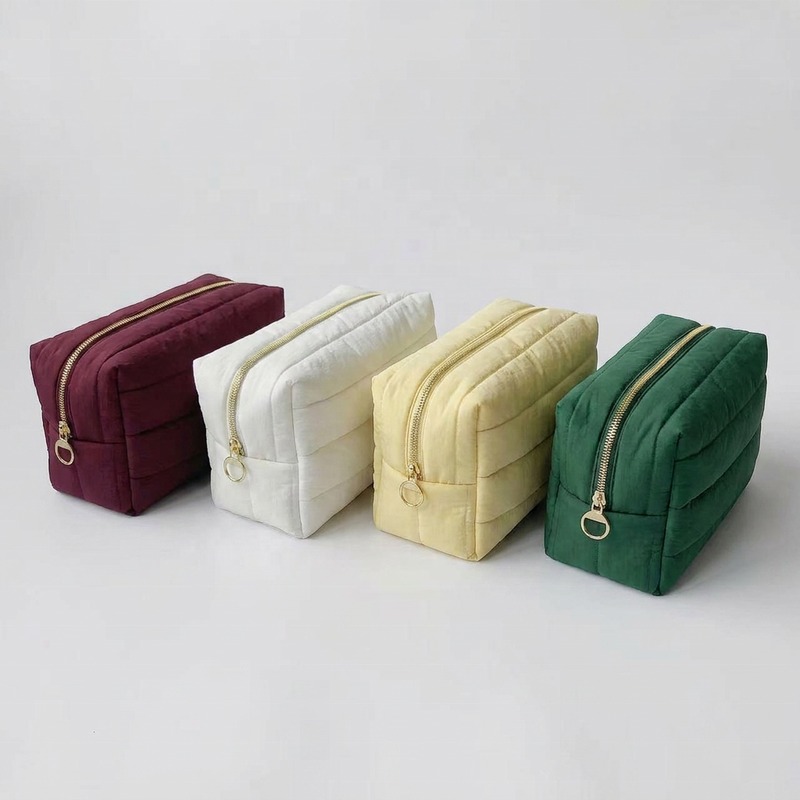 Custom Nylon Large Capacity Cosmetic Bag with Water Resistant product view 1