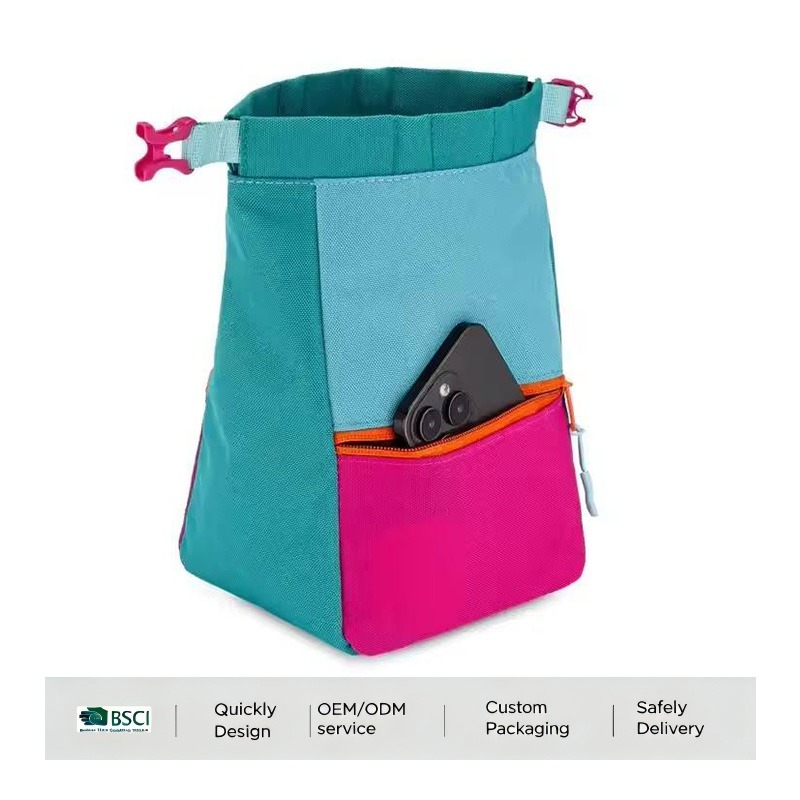 Custom Magnesium Powder Chalk Bag front view