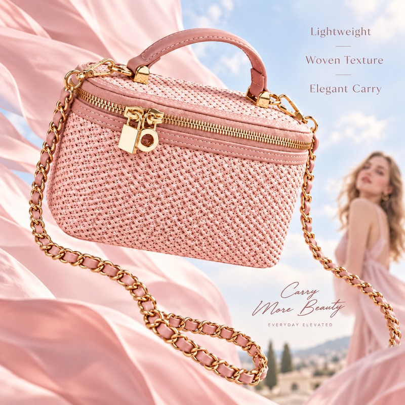 Custom Top Handle Cosmetic Case product view 1