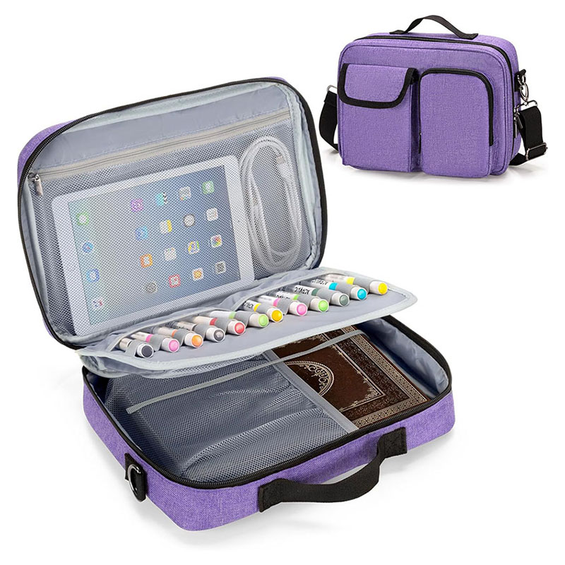 Large Capacity Bible Carrying Case front view