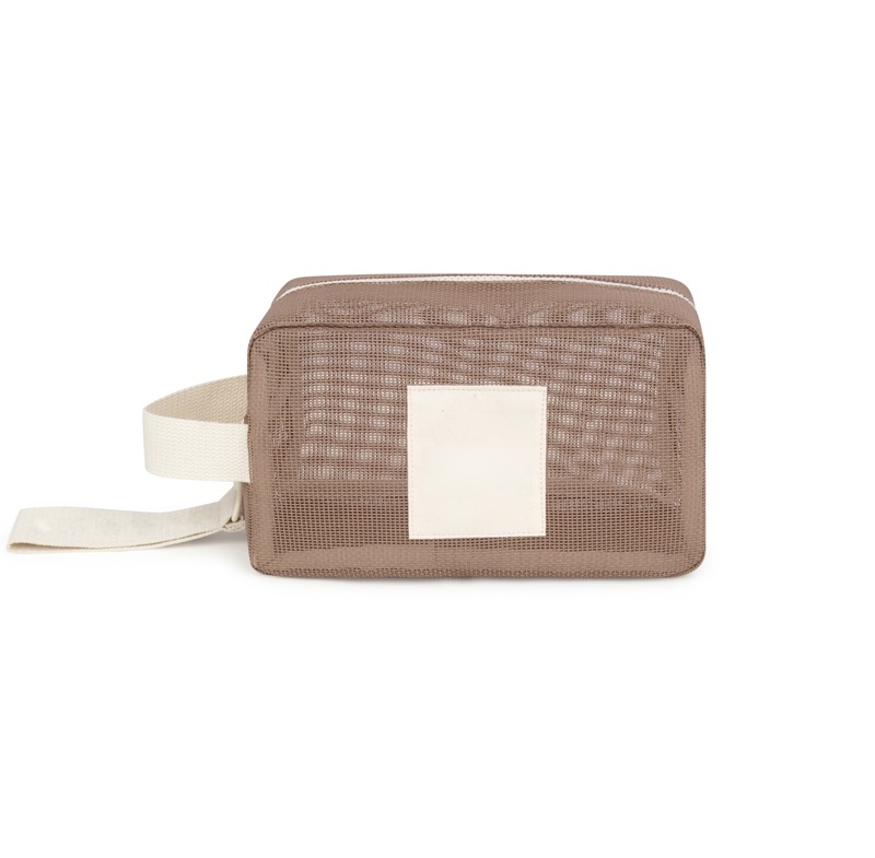 Custom Mesh Waterproof Cosmetic Bag with Travel product view 1