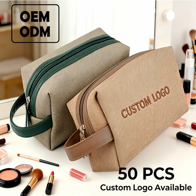 Custom PU Waterproof Toiletry Bag with Large Capacity product view 1