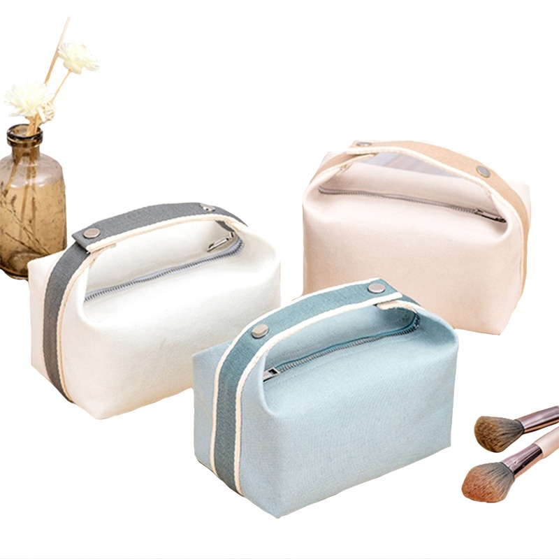 Custom Canvas Skincare Travel Toiletry Bag product view 1