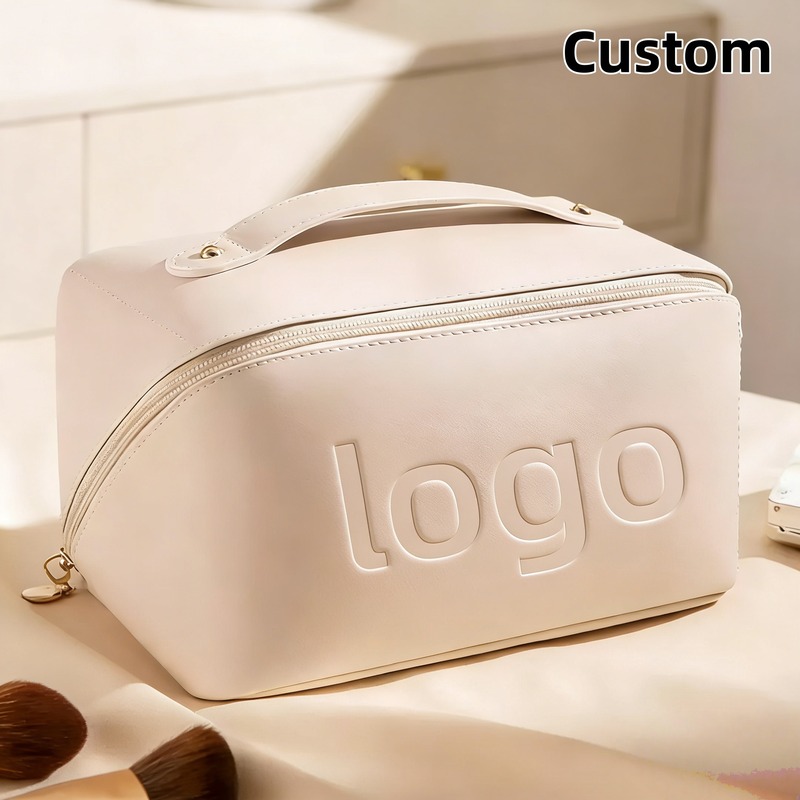 Custom Waterproof Cosmetic Organizer Bag with Zipper product view 1
