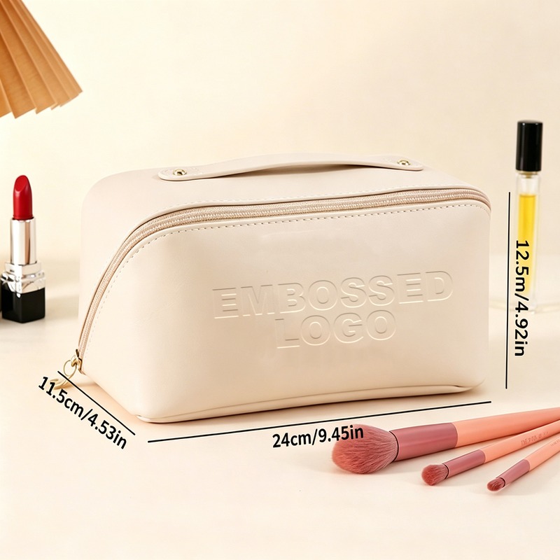 Custom Waterproof Cosmetic Organizer Bag with Zipper product view 2