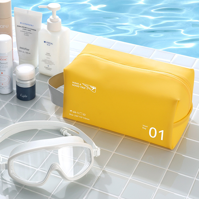 Custom Velvet Waterproof Cosmetic Organizer Bag with Zipper product view 1