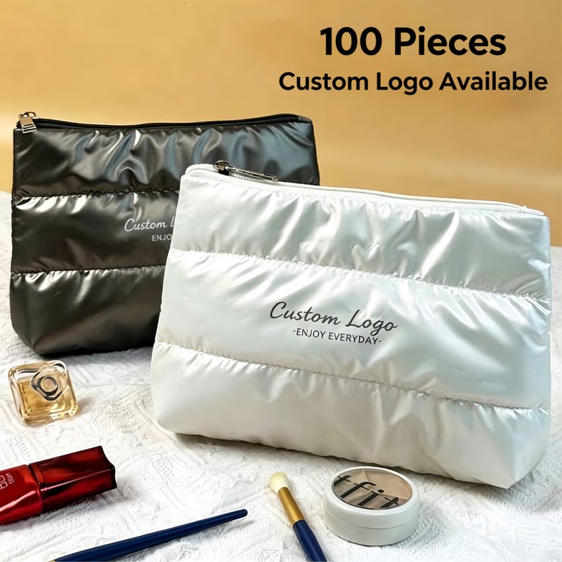 Custom Quilted Toiletry Bag with Large Capacity product view 1