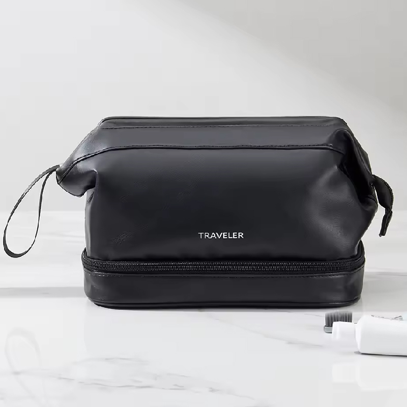 Custom PU Leather Travel Cosmetic Pouch product view 1