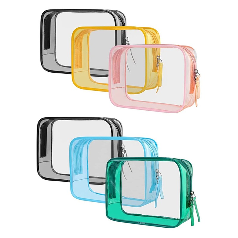 Custom PVC Waterproof Cosmetic Pouch with Zipper product view 1