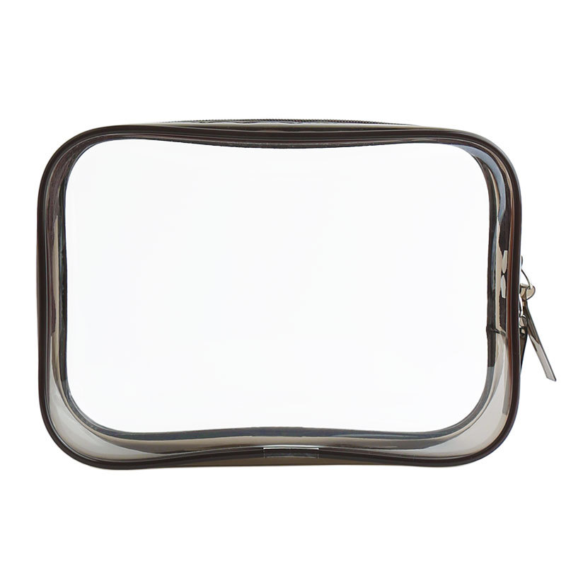 Custom PVC Waterproof Cosmetic Pouch with Zipper product view 2