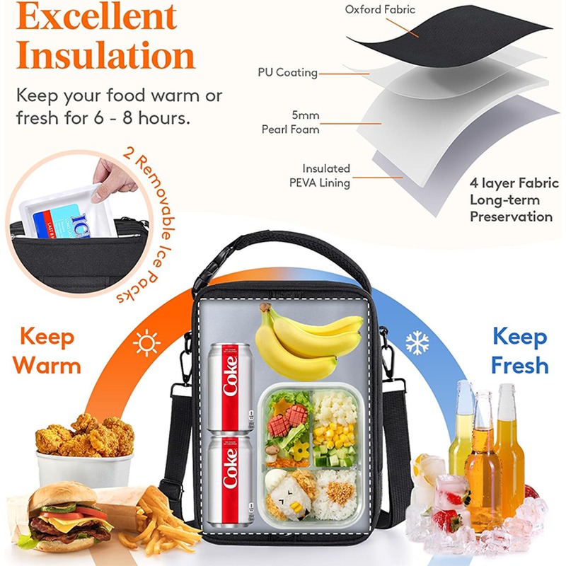 Custom Oxford Pie Carrier Cooler Bag - product view 2