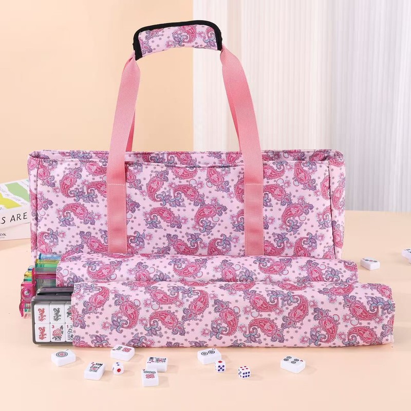 custom cashew shape mahjong storage bag set cashew-shaped design — product view 01