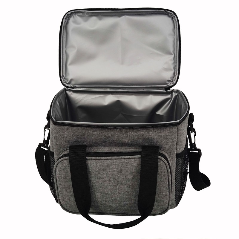 Custom Collapsible Delivery Cooler Bag Zipper - product view 1