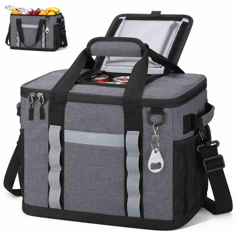 Custom Collapsible Insulated Cooler Bag Ice - product view 1