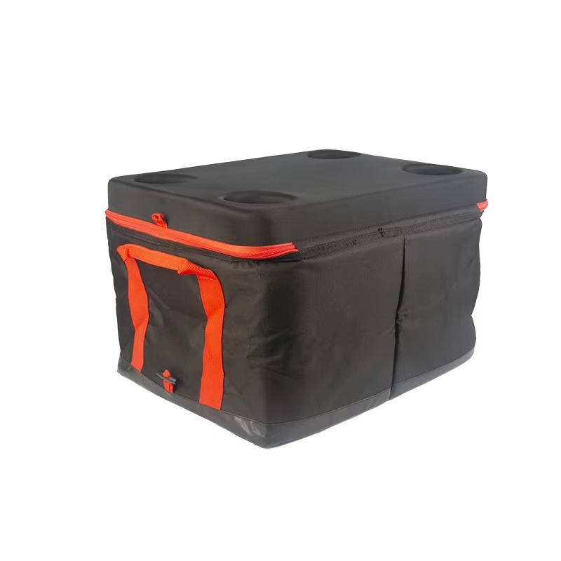 Custom PVC-Lined Collapsible Cooler Bag - product view 1
